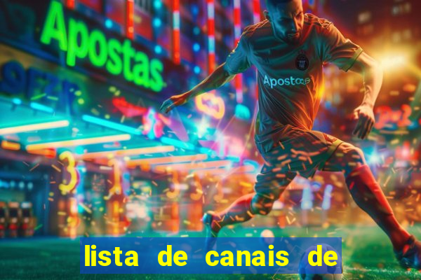 lista de canais de esporte iptv